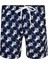 Erkek Deniz Havuz Şortu Desenli Ace S243 Koyu Lacivert 1