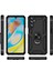 Samsung Galaxy A25 5g Kılıf Sofya Yüzüklü Standlı Zırhlı Korumalı Silikon Kılıf 2