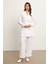 Liora Ceket Pantolon Takım - Beyaz 2