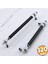 Çınar 320 mm Krom Siyah Çekmece Mutfak Mobilya Dolap Metal Dolabı Kapak Kulpu Kulpları Kulbu 320 mm 1