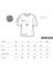Siyah Taş Işlemeli Tasarım Oversize Beyaz Kadın T-Shirt 5