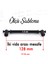 Arya 128 mm Siyah Metal Kulp Mobilya Mutfak Çekmece Dolap Dolabı Kapak Kulbu Kulpları Kulpu 128 mm 3