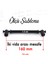 Arya 160 mm Siyah Kulp Metal Mobilya Mutfak Çekmece Dolap Dolabı Kapak Kulpları Kulbu Kulpu 160 mm 3