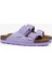 Yasmin Kadın Purple Hakiki Deri Terlik 985 24-6403 Bn Trlk Y24 4