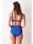 Bardot Yüksek Bel Bikini Tek Alt Saks 239205 2