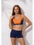 Şortlu Yüzücü Bikini Takım Lacivert 241277 2