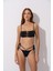 Aksesuarlı Soft Straplez Bikini Takım Siyah 241205 1