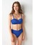 Ella Yüksek Bel V Kesim Bikini Tek Alt Saks 239207 2