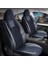Dacia Duster Uyumlu Yarı Deri Oto Koltuk Kılıfı Ön Arka Set Chester Model Siyah Sc 1