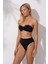 Dolgulu Straplez Bikini Takım Siyah 241242 1