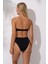 Dolgulu Straplez Bikini Takım Siyah 241242 2