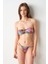 Amaour Soft Straplez Bikini Tek Üst Leopar 239108-D 4