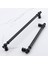 Arya 288 mm Krom Siyah Çekmece Mutfak Mobilya Metal Dolabı Dolap Kapak Kulpu Kulpları Kulbu 288 mm 4