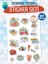 Seyahat Temalı Bavul Sticker Etiket Çıkartma S8 T976 2