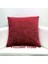 Yaprak Desenli Bordo Kırlent Kılıfı Seti -2 Adet 45CM*45CM 3