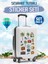 Seyahat Temalı Bavul Sticker Etiket Çıkartma S5 T973 2