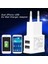 Samsung iPhone Htc Moto Mükemmel Beyaz Ab Için 2A Çift 2 Port USB Ab Duvar Şarj Adaptörü (Yurt Dışından) 4