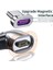 100W Pd USB C Tip C Manyetik Adaptör Hızlı Şarj USB Tip C Adaptör Mıknatıs Dönüştürücü Sağ Açı Usbc Tip C Konnektör (Yurt Dışından) 5