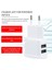 5V 2A Çift USB Bağlantı Noktası Ab Tak Ac Duvar Şarj Adaptörü Cep Telefonu Tablet Beyaz Ab (Yurt Dışından) 5