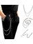 Loveshopping* Punk Kadın Erkek Zincir Anahtarlık Kaya Pantolon Pantolon Jean Hip Hop Dekor Hediye (Yurt Dışından) 1