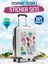 Seyahat Temalı Bavul Sticker Etiket Çıkartma S2 T970 1