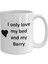 Berry Lover Kupa - Kedi Köpek Kuş Evcil Hayvan Adı - Love My Berry Adı Kahve Ingilizce Kupa 1