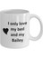 Bailey Lover Kupa - Kedi Köpek Kuş Evcil Hayvan Adı - Love My Bailey Adı - Ingilizce Kupa 2