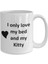 Kitty Lover Kupa - Kedi Köpek Kuş Evcil Hayvan Adı - Love My Kitty Adı Kahve - Ingilizce Kupa 1
