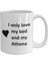 Athena Lover Kupa - Kedi Köpek Kuş Evcil Hayvan Adı - Love My Athena Adı - Ingilizce Kupa 1