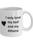 Athena Lover Kupa - Kedi Köpek Kuş Evcil Hayvan Adı - Love My Athena Adı - Ingilizce Kupa 2