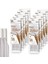 Sargılı Beyaz Kağıt Pipet 19,5cm 25LI x 10 Paket 1