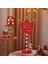 LED Noel Dekoratif Işıklar Şenlikli Bir Atmosfer Penceresi Noel Şapka Taç Süsleri Modelleme Işıkları (Yurt Dışından) 1
