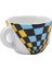 Edex Arlecchino Porselen Cappuccino Fincan ve Tabak Takımı - 190 ml 4