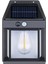 Solar LED Aplik Sensörlü Sarı Işık 1