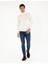 Erkek Ekru Slim Fit Yarım Balıkçı Yaka Yün Karışımlı Basic Triko Kazak 50270055-VR019 4