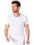 Erkek Pamuklu Modal Tişört Fanila | Beyaz K11144 1