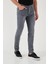 Yüksek Bel Slim Fit Jeans Erkek Kot Pantolon 6440305 4