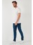 Yüksek Bel Slim Fit Jeans Erkek Kot Pantolon 6440305 3