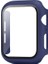Lacivert Apple Watch 40 mm Uyumlu Kasa ve Ekran Koruyucu Sert Silikon Renkli 360 Sert Pc Gard 3
