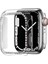 Renksiz Apple Watch 42 mm Uyumlu Kasa Koruyucu Taşlı Renkli Sert Pc 360 Tam Koruma Ekran Koruyucu Gard 1