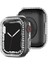 Renksiz Apple Watch 42 mm Uyumlu Kasa Koruyucu Taşlı Renkli Sert Pc 360 Tam Koruma Ekran Koruyucu Gard 2