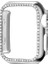 Gümüş Apple Watch 45 mm Uyumlu Kasa Koruyucu Taşlı Renkli Sert Pc 360 Tam Koruma Ekran Koruyucu Gard 2