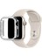 Gümüş Apple Watch 45 mm Uyumlu Kasa Koruyucu Taşlı Renkli Sert Pc 360 Tam Koruma Ekran Koruyucu Gard 4