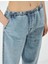 Oversize Paraşüt Denim Pantolon Standart Bel Beli Bağlamalı Cepli - Parachute Jean 5