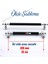 Arya 320 mm Krom Siyah Metal Mobilya Mutfak Çekmece Kapak Kulbu Dolap Dolabı Kulpları Kulpu 32 cm 2