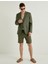 Blazer Ceket Slim Fit Düğmeli Fleto Cep Detaylı 2