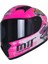 Motosiklet ve Bisiklet Mini Çocuk Kaskı Full Face Ce Sertifikalı Child Motor Kask Pink 2