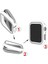 Renksiz Apple Watch 40 mm Uyumlu Kasa Koruyucu Taşlı Renkli Sert Pc 360 Tam Koruma Ekran Koruyucu Gard 4