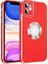 Apple iPhone 11 Uyumlu Kılıf Kongo Kapak, Kırmızı 1
