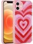 Apple iPhone 11 Uyumlu Kılıf Simli Desenli Kamera Korumalı Parlak Popy Kapak, Kalp 1